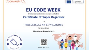 certyfikat Code Week 2023